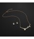 SET459 - Gemstone Pendant neck chain set